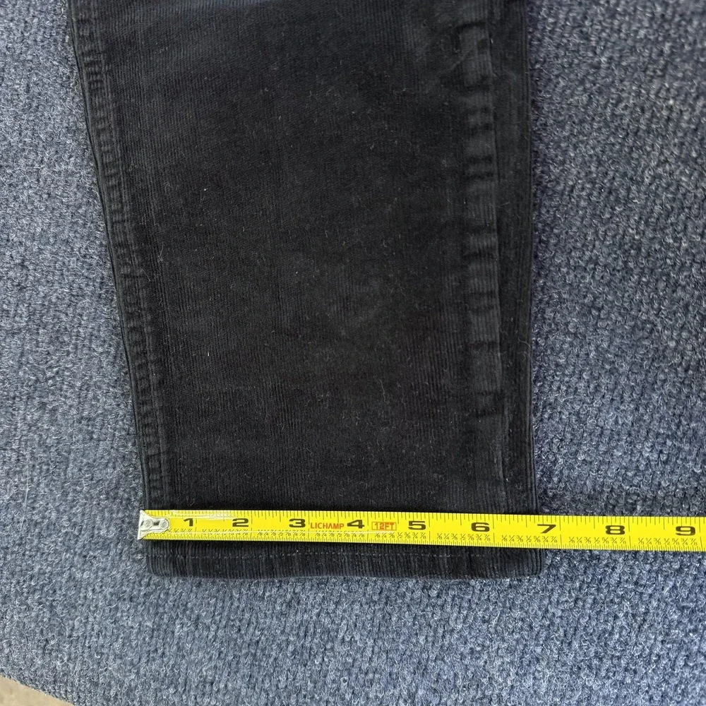 Banana Republic Pants Mens 31x32 Black‎ Corduroy Straight Leg Stretch Casual